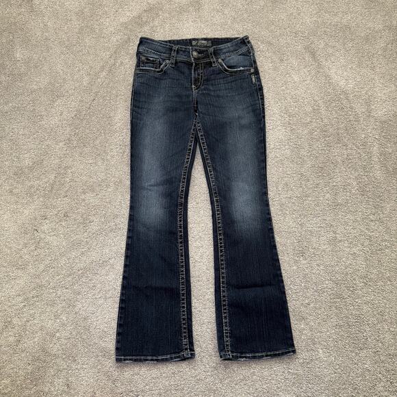Silver Jeans Suki Surplus Womens Size 26 x 30 Medium Wash Denim Bootcut Stretch - Picture 1 of 7